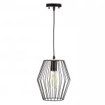 Светильник "Ромб" 1х40Вт E27 черный 22х22х100 см.