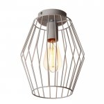 Светильник "Ромб" 1х40Вт E27 белый 22х22х100 см.