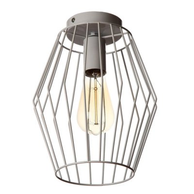 Светильник "Ромб" 1х40Вт E27 белый 22х22х100 см.