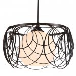 Светильник "Виджел" 1х40Вт E27 черный 33х33х100 см.