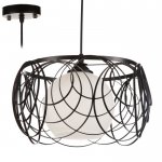 Светильник "Виджел" 1х40Вт E27 черный 33х33х100 см.