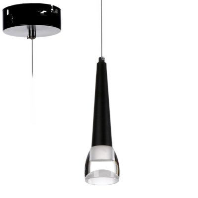 Светильник Светильник "Фокс" LED 5Вт черный 6,5х6,5х120 см.