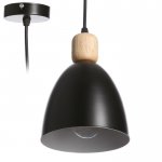 Светильник "Колпак" 1х40Вт E27 черный 14х14х100 см.