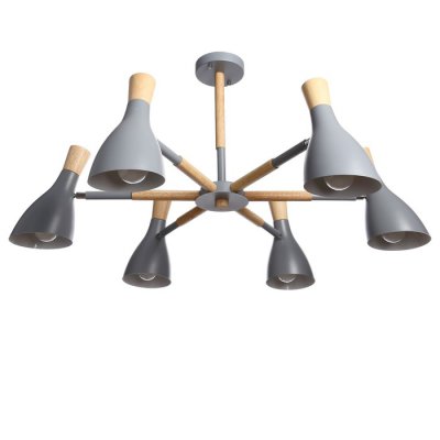 Люстра Люстра "Марокко" 6х40Вт E27 серый 90х90х58,5 см.