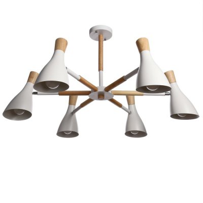 Люстра Люстра "Марокко" 6х40Вт E27 белый 90х90х58,5 см.