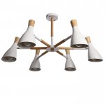 Люстра "Марокко" 6х40Вт E27 белый 90х90х58,5 см.