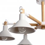 Люстра "Леона" 6х40Вт E27 белый 75,5х75,5х38,5 см.