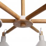 Люстра "Леона" 6х40Вт E27 белый 75,5х75,5х38,5 см.