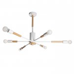 Люстра "Этингер" 6х40Вт E27 белый 94х94х50 см.