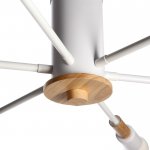 Люстра "Этингер" 6х40Вт E27 белый 94х94х50 см.