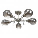 Люстра "Берта" 5x40Вт E14 сатин никель 60х60х27 см.