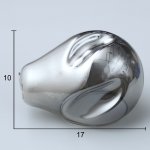 Люстра "Берта" 5x40Вт E14 сатин никель 60х60х27 см.