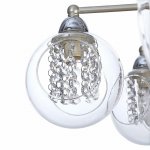 Люстра "Севилья" 6x40Вт E14 сатин никель 61х61х32 см.