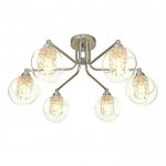 Люстра "Севилья" 6x40Вт E14 сатин никель 61х61х32 см.