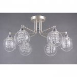 Люстра "Севилья" 6x40Вт E14 сатин никель 61х61х32 см.