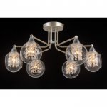 Люстра "Севилья" 6x40Вт E14 сатин никель 61х61х32 см.