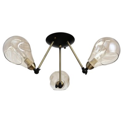 Люстра "Монте" 3x40Вт E27 бронза 53х53х25,5 см.