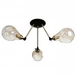 Люстра "Монте" 3x40Вт E27 бронза 53х53х25,5 см.