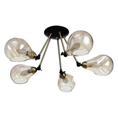 Люстра "Монте" 5x40Вт E27 бронза 53х53х25,5 см.