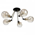 Люстра "Монте" 5x40Вт E27 бронза 53х53х25,5 см.