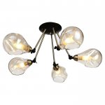 Люстра "Монте" 5x40Вт E27 бронза 53х53х25,5 см.