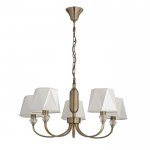 Люстра "Анкона" 5x40Вт E14 бронза 65х65х34 см.