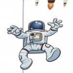 Светильник "Космический корабль" LED 20Вт 51,5х45,5х80 см.