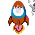 Светильник "Космический корабль" LED 20Вт 51,5х45,5х80 см.