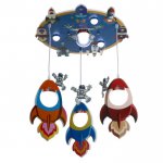 Светильник "Космический корабль" LED 20Вт 51,5х45,5х80 см.