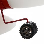 Светильник "Красный самолет" 5x40Вт E14 красный 63х63х70 см.