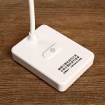 Лампа настольная сенсор "Ракурс"  3 режима LED 15Вт USB белый 29х9х33см