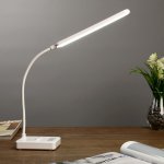 Лампа настольная сенсор "Ракурс"  3 режима LED 15Вт USB белый 29х9х33см