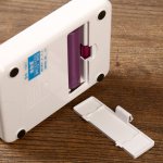 Лампа настольная сенсор "Ракурс"  3 режима LED 15Вт USB белый 29х9х33см