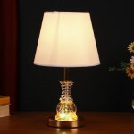 Лампа настольная "Аргали" 1х40Вт Е27 220В золото 21х21х37,5 см.