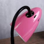 Лампа настольная "Ученик" 1х60Вт Е27 розовый 21х14х34 см.