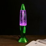 Светильник ночник "Смерч" LED USB RGB зеленый 10х10х35 см.