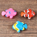 Светильник ночник "Рыбки" LED USB RGB зеленый 10х10х35 см.