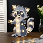 Ночник "Енотик большой" 13xLED 23x3,5x25,5 см.