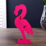 Ночник "Фламинго" 5 LED батарейки 3xAG13 розовый 7,5х3х15,3 см.