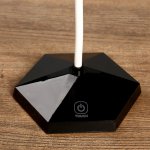 Лампа настольная "Даймонд" АКБ USB 6Вт черный 20х13х28 см.