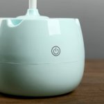 Лампа настольная "Терсит" АКБ USB 5Вт голубой 22х9х35 см.