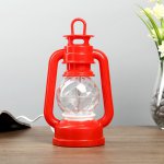 Ночник "Диско часы" LED МИКС (красный,синий) 12x8,5x23 см.