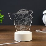 Светильник "Самолет" LED RGB от сети