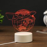 Светильник "Самолет" LED RGB от сети