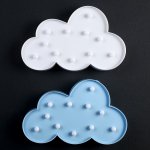 Ночник "Облачко" 11хLED батарейки 2хАА МИКС 29х3х18 см.