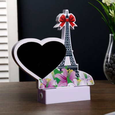 Ночник "Любовь в Париже" LED USB батарейки 3хААА 18,5х4,5х20 см.