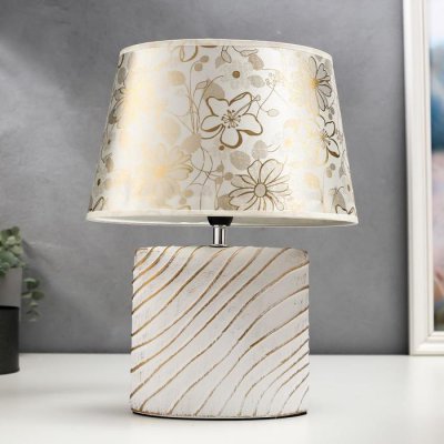 Лампа настольная "Дана" 1x40Вт E14 золото патинированное 28х18х35 см.