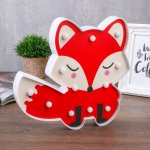 Ночник "Лисичка" 12хLED батарейки 2хAA МИКС 23х2,8х23 см.