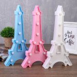 Ночник "Эйфелева башня" 8хLED МИКС 24х2,8х24 см.