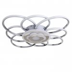 Люстра LED "Лавелли" 115Вт 4000К хром 65х65х7см.